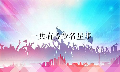 一共有多少名星座