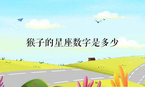 猴子的星座数字是多少